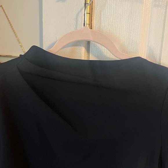 Beautiful elegant Maggie London dress, NWT too small for me. Dark navy. - Picture 3 of 7